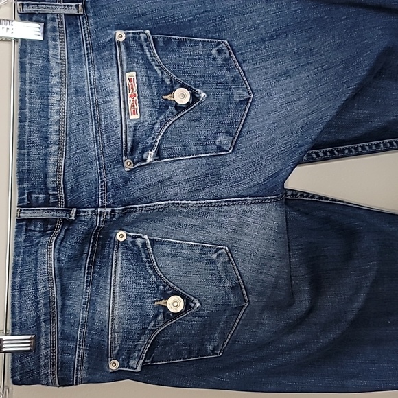 Husdon size 27 Collin Skinny mod rise flap pocket womens jeans made in the USA - Picture 6 of 10